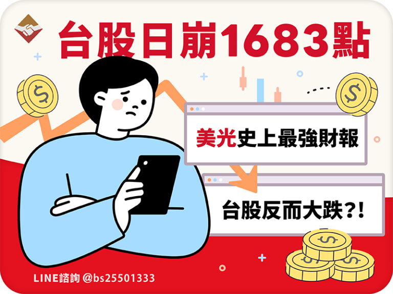 台股單日崩1,683點！美光剛交出史上最強財報，為什麼台股反而大跌？