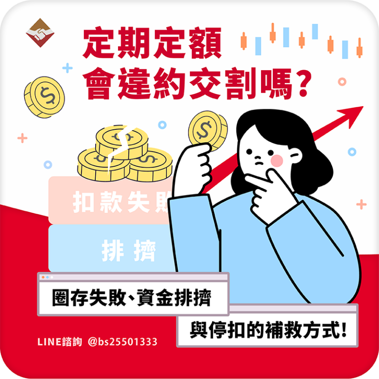 定期定額會違約交割嗎-圈存失敗、資金排擠雨停扣的補救方式