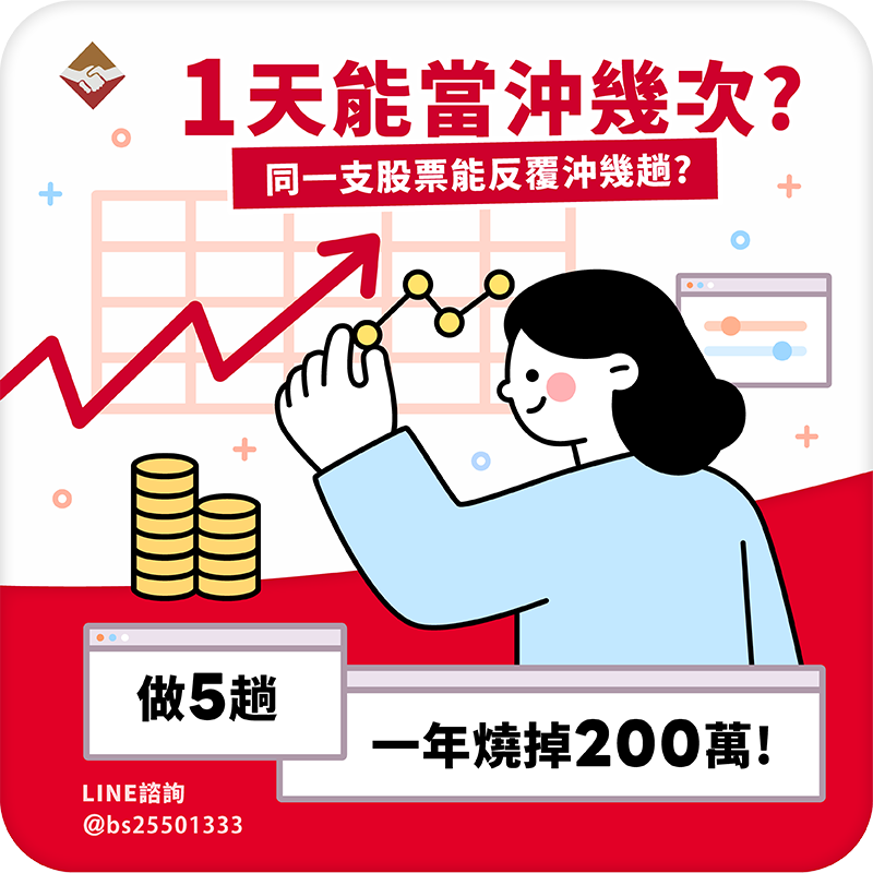 當沖一天可以幾次？同一支股票能反覆沖幾趟？做5趟一年燒掉200萬