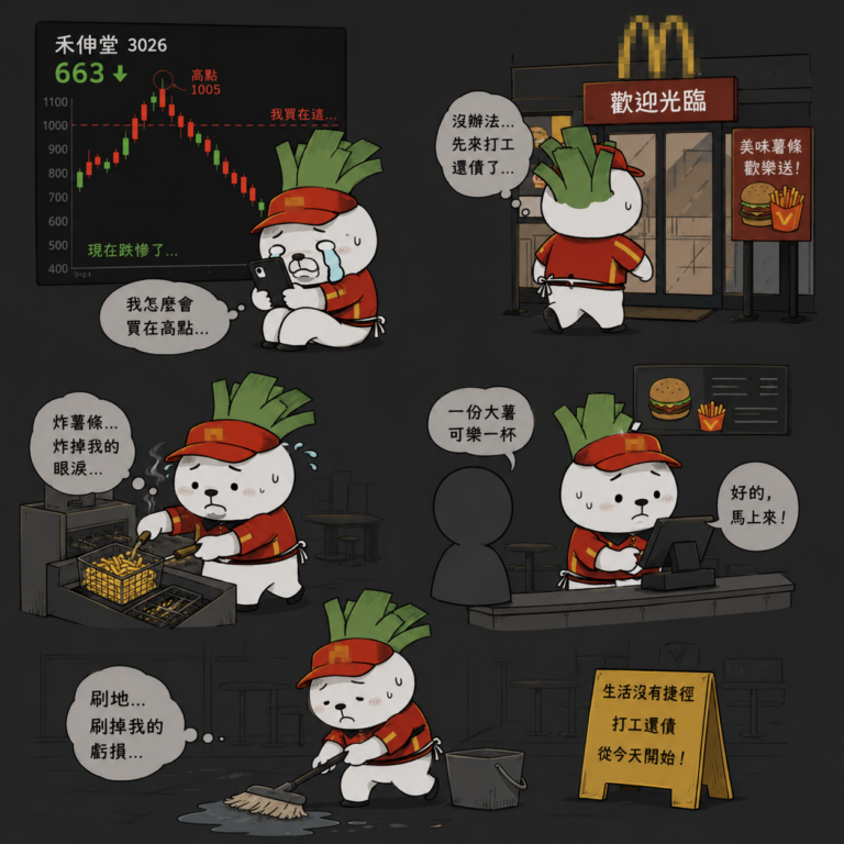 禾伸堂（3026）1000多元殺到600，MLCC新股王從雲端墜落