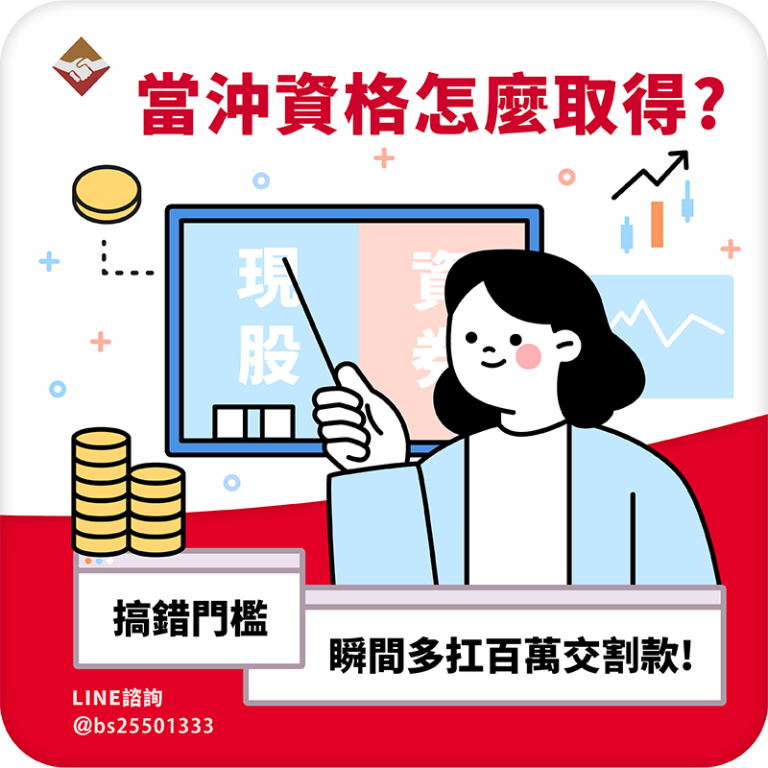 當沖資格怎麼取得？搞錯門檻瞬間多扛百萬交割款