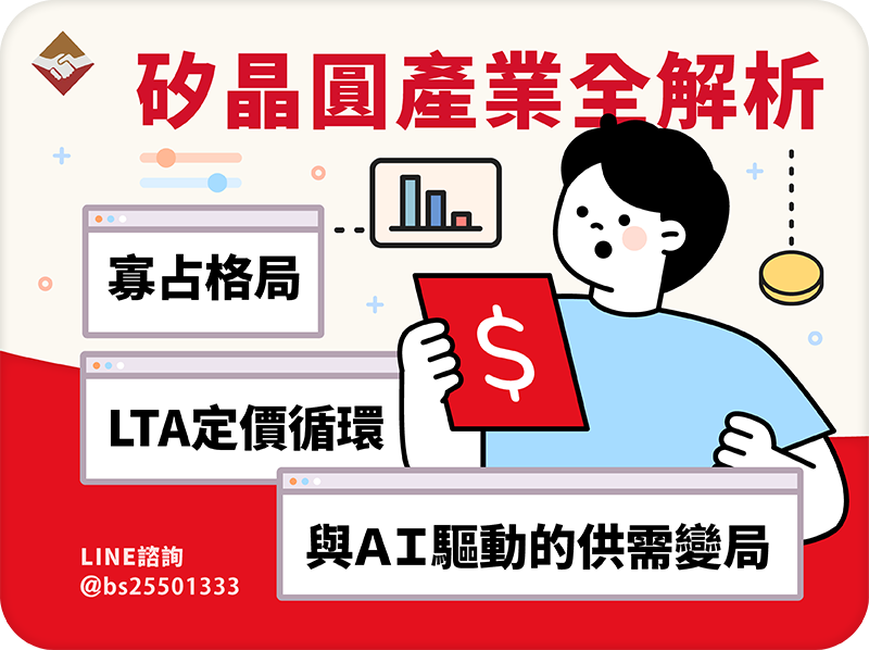 矽晶圓產業全解析：寡占格局、LTA定價循環與AI驅動的供需變局